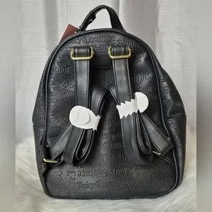 JUICY COUTURE black deboss shout it out backpack Juicy Couture Black School Backpack with | Mercari main image 4